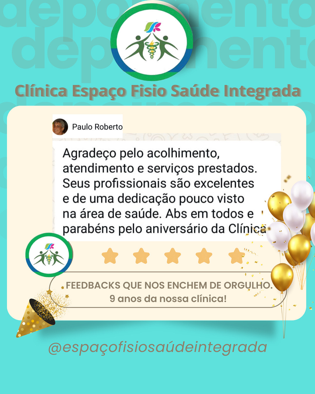 depoimento fisioterapia